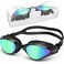 Cienfy Unisex-Adult Swim Goggles, Polarized Goggles Swimming Men Women, Anti-fog Leak-proof Clear Vision Underwater
