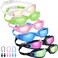 Flutesan 6 Pcs Swim Goggles Swimming Equipment Swimming Goggles Sport Swimming Goggles for Women Men Adult Youth (Trendy Color,Classic Style)