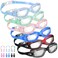 Flutesan 6 Pack Swim Goggles for Adult Anti Fog Swimming Glasses with 6 Ear Plugs Nose Clip No Leaking Full Protection Goggles(Fresh Color)