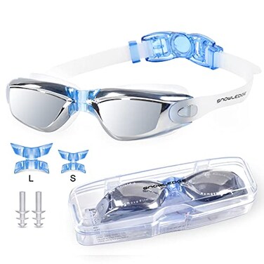 HUBO SPORTS Kids Goggles Swim Goggles For Kids with Anti-fog,Kids Swimming Goggles With UV Protection,Pink Goggles For Kids Girls Boys Childrens