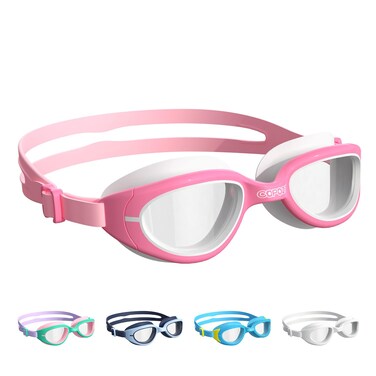 COPOZZ Kids Swim Goggles   Anti-Fog &amp; HD   Comfy 3D Fit   Durable Unisex-Child Swimming Goggles for Boys &amp; Girls Ages 3-14