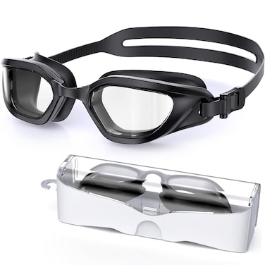 Vegemono Swim Goggles, Swimming Goggles Adults, Anti-Fog UV Protection Goggles, No Leaking Wide View Pool Goggles for Youth Men Women