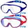 MAMBAOUT 2-Pack Adult Swim Goggles, Wide Vision Swim Goggles for Men Women Youth, No Leaking Anti Fog
