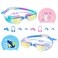 KANJISAURS Kids Swim Goggles Girls Toddler Goggles Swimming for kids pink girls Waterproof Swim Cap and UV Protection Goggles with Ear Plugs