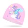 Kids Swim Cap for Boys Girls,Waterproof Silicone Swim Cap for Age 3-10 Toddler Children Girls Youths,Comfortable Fit for Short/Long Hair to Keep Hair Dry (Pink)