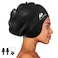 Alepo Extra Large Swim Cap for Women Men, Durable Silicone Swimming Hat with Ear Protection, Unisex Adults Bath Swimming Caps for Long Thick Curly Hair &amp; Dreadlocks Braids Weaves Afro Hair