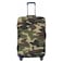 Lukbfall Camouflage Pattern Printing Luggage Suitcase Covers Elastic Washable Green Camo Luggage Protector Travel Suitcase Protective Cover For Kid And Adult, M (Fit 22-24 Inch Luggage)
