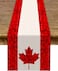 Happy Canada Day Table Runner Canadian National Day Maple Leaf Tablecloth Holiday Party Kitchen Dinning Home Decoration (13" x 60")