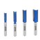 KOWOOD Plus Double Flute Straight Router Bit Set, 1/4 Inch Shank. Cutting Diameter in 1/4&acirc;&euro;, 5/16&acirc;&euro;, 3/8&acirc;&euro;, 1/2&acirc;&euro;. with updated Kowood C3 Carbide. Great for create groove, dado or hollow