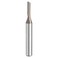 HARFINGTON Straight Router Bit 1/4 Inch Shank 1/8" Cutting Dia, 2 Flutes 0.51 Inch Cutting Length YG6 Carbide Cutter with PTFE Heat Resistance Coating, Woodworking Grooving Trim Bit