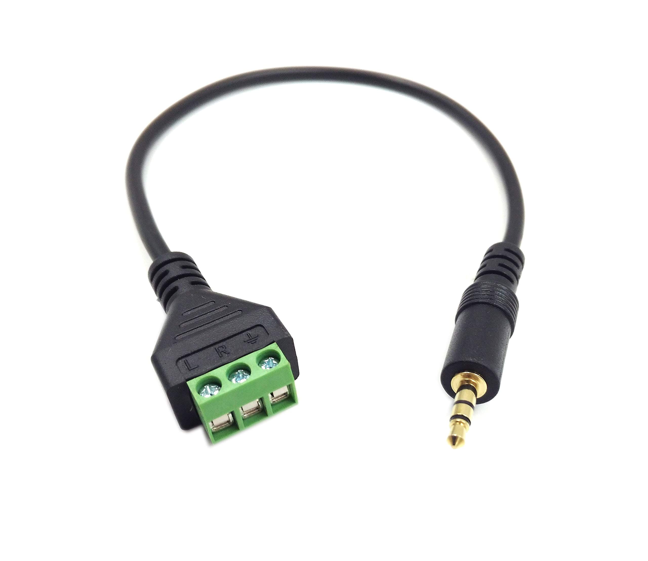 بوييكوت Poyiccot 3 Screw Terminal Connector Cable 3.5 MM 30 cm