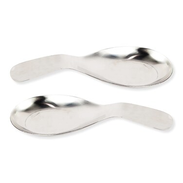 Stainless Steel Spoon Rest - Kitchen Spoon Holder for Stove - Set of 2