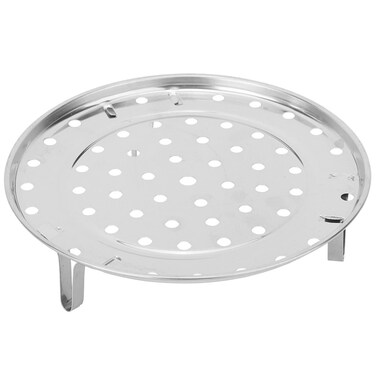 Stainless Steel Steamer Basket,Steam Rack,Round Steaming Tray Insert for Pot,Thickened Steaming Rack Stand with Removable Legs for Canner Steamed Stuffed Bun Dumpling Vegetables Fish(20cm)