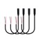 RIIEYOCA 4 Pack 3.5mm Female Plug to Bare Wire Stereo Audio Cable,1/8" TRS 3 Pole Mono Female Plug to Open End Audio Line, for and Audio Equipment Installed or Replace Repair