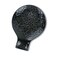Ceramic Spoon Rest for Kitchen Counter and Stove Top - Farmhouse Style Ceramic Spoon Holder for Cooking &amp; Counter Protection(Black)
