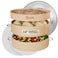 2 Tier Bamboo Steamer- 12" Baskets With Handle, Silicone Liner, Adapter, Molder Press For Cooking Vegetables Dumpling Press &amp; Dough Cutter for Steaming Chinese Asian Food &amp; Bao Bun, Dim Sum Potsticker