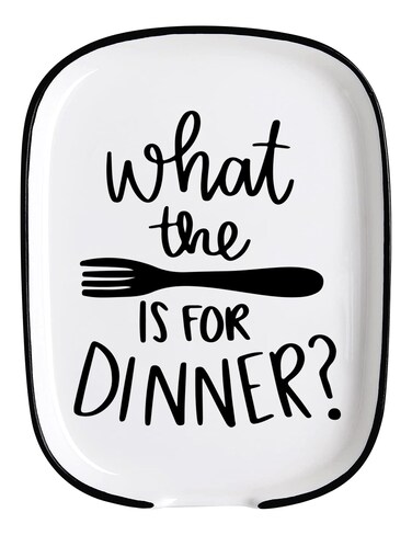 Ceramic Fork Spoon Rest What The Fork Is for Dinner, Functional Kitchenware Spoon Rest for Dinner Party, Dining Table, Kitchen Countertop or Stove Top