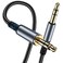 KOOPAO 3.5mm Aux Cord (6.6Ft / 2M), 3.5mm Male to Male Auxiliary Cord, 24K Coating Jack Nylon Braided Cord for Headphones Cellphone Speaker Cars MP3 Mixer Compatible with IPads iPod Mac