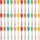 Irenare 36 Pcs Mini Silicone Spatulas Bulk 8.3 Inch Rubber Spatula Set Small Heat Resistant Spatulas Seamless Design Non Stick Flexible Scrapers for Kitchen Use Cooking Baking Mixing Tool (Cute)