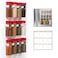 Good Cooking Magnetic Spice Rack Gripper Clips- Set of 12 Universal Spice Jar Clips - Easily Organize and Reorganize Dispensers- No Screws Needed