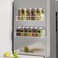 Mystozer 2 Pack White Magnetic Spice Rack Organizer, Space Saver for Refrigerator and Whiteboard, Metal Fridge Shelf for Kitchen and Classroom