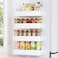Mystozer Magnetic Spice Rack for Refrigerator, Kitchen Organizer and Storage Shelf, White (4 Pack)&acirc;&euro;&brvbar;