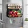 Clothink Magnetic Shelf for Fridge, Onion and Potato/Spice/Snacks/Fruit and Vegetable Storage and Organizer, Wire Basket for Pantry, Kitchen Countertop, RV and Laundry