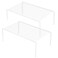 GEDLIRE Cabinet Storage Shelf Rack Set of 2, Medium (13 x 9.4 inch) Rustproof Metal Wire Kitchen Cabinet Organizer and Storage, Cupboard Spice Shelf Rack for Plate, Dish, Counter &amp; Pantry Organization