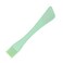 Hemoton 2- in- 1 Silicone Scraper with Oil Brush Double Head Spatula Basting Pastry Brush Baking Scraper Cream Scraper Spatulas Cooking Baking Tools (Green)