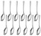 Soup Spoons Stainless Steel Soup Spoons Set of 12 Long Handle Dinner Spoons Silver Asian soup spoon for Ramen Thai Miso