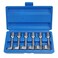 TradeINArt 12pt 1/2" Drive L-Type Diesel Injector Fuel Line Sockets Wrench Set 12/14/16/17/18/19mm
