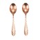 EnerMagiX Copper Spoons, 99.9% Pure Copper Long Soup Spoons, Dessert Spoons,Table Spoon Use for Home, Kitchen and Restaurant (Two sets)