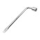 YXQ Car Spare Tire Lug Wrench for Jack 17mm/0.67" L Type Hexagon Slotted End Socket Repair Tool