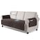 TAOCOCO Waterproof Sofa Covers for Dogs with Non Slip Backing, Sofa Seat Covers with Side Pocket for 3 Cushion Couch Washable Pet Couch Cover Protector Sofa Slipcovers for Kids(Sofa Plus, Chocolate)