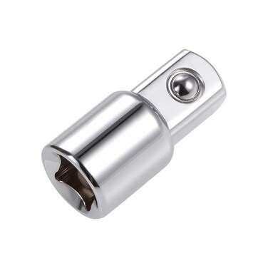 uxcell 3/8 Inch Drive (F) x 1/2 Inch (M) Socket Adapter for Ratchet Wrenches, Female to Male, Cr-V