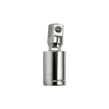 FOCMKEAS 3/8" Universal Joint Swivel Socket Adapter, Impact Socket Extension, CR-V Steel