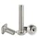 M8-1.25 x 70mm Flanged Button Head Socket Cap Screw Bolts, 304 Stainless Steel 18-8, Allen Socket Drive, Bright Finish, Fully Threaded, Pack of 10
