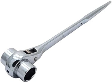 Boxonly Ratchet Podger Spanner Two-way Quick Release Tool Ratcheting Podger Scaffold Wrench 19-21mm