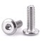 1/4-20 x 3/4" (25 PCS) Hex Socket Head Cap Screws Furniture Screws, 304 Stainless Steel 18-8, Round Head Connector Screws for Furniture,Binding Screws