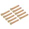uxcell M8x55mm Furniture Screw Hex Socket Machine Screws Zinc Plated Fasteners Bolts Full Thread Carbon Steel 10Pcs