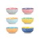 Selamica Ceramic Dipping Bowls, 2.7 OZ Soy Sauce Dish Set, 3 inch Small Dip Bowls, Mini Bowls for Side Dish, Appetizers, Sushi, BBQ, Ketchup, Set of 6, Gradient Color