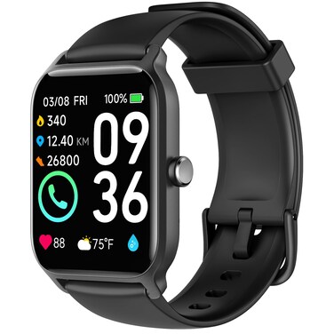 Smart Watch for Men(Answer/Make Call),Alexa Built-in,1.8"Fitness Tracker with Heart Rate Sleep SpO2 Monitor,100 Sport Mode,5ATM Waterproof,Activity Trackers and Smartwatches for iOS and Android Phones