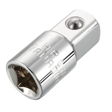 uxcell 3/8 Inch Drive (F) x 1/2 Inch (M) Socket Adapter, Female to Male, Cr-V