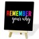 Motivational Gifts Positive Plaque Remember You Why Wood Table Signs for Home Office Wooden Plaque with Stand Office Desk Decor for Women Men Mental Health Gifts Thank You Gifts for Coworkers - Y300