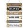 6 Pieces Rustic Wall Hanging Plaque Sign Inspirational Wall Art Farmhouse Wooden Wall Signs Positive Wall Plaque with Quotes Motivational Quote Decor for Office Bedroom Living Room (Sunflower Style)