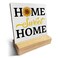 Country Welcome to Our Hive the Best Place Wooden Plaque Sign Desk Decor Rustic Summer Desk Sign Decor for Home 4 x 4 Inches