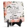 Retirement Gifts for Women Men Best Ceramic Retirement Plaque Happy Retirement Table Decorations Sign for Mom Teacher Nurses Coworker 6 * 6 (Flower)