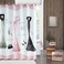 DS BATH Haute Pink Shower Curtain,Fabric Shower Curtain,Printed Shower Curtains for Bathroom,Bathroom Curtains,Waterproof Polyester Shower Curtain,72" W x 78" H
