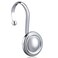 Silver Shower Curtain Hooks, ZESLMG Chrome Decorative Shower Curtain Hooks for Bathroom, Rust Proof Shower Curtain Rings Hangers for Shower Curtain Rod,Set of 12 Metal Glossy Round Design