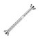Stainless Steel Spring Tension Curtain Rod 11.8" to 19.7" Adjustable, Small Short Expandable Spring Loaded Curtain Tension Rod For Wardrobes Window Closet Bathroom Cupboard Cabinet(No Drill,No Screws)